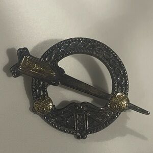 Scottish silver brooch